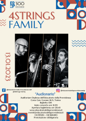 4strings family audionario | concerto all' educatorio della provvidenza | 13/01/2023 h 21,